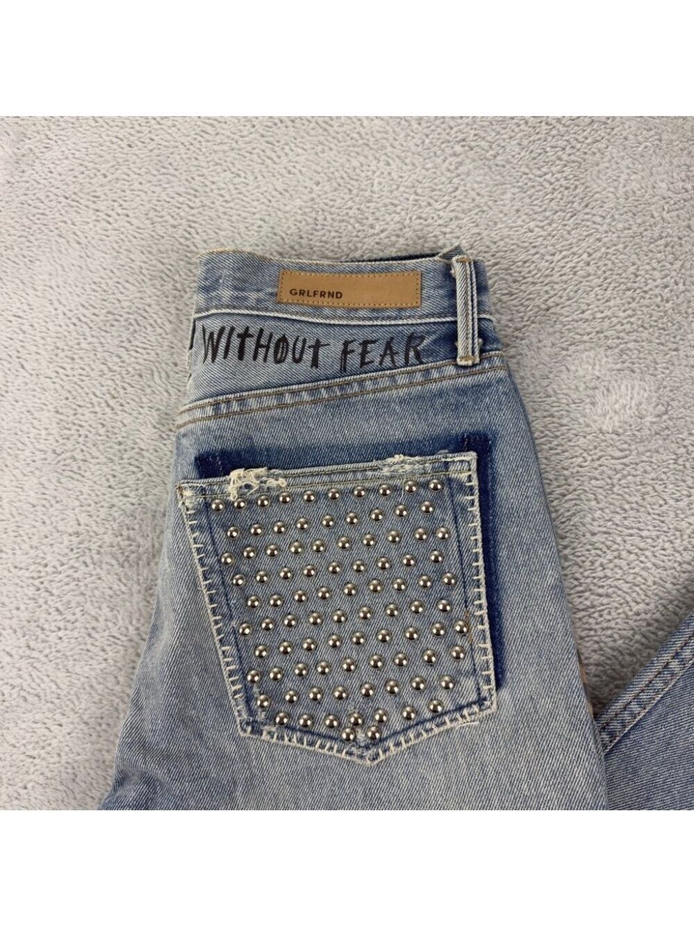 GRLFRND Karolina High Rise Skinny Jeans Size 25 - Picture 6 of 15